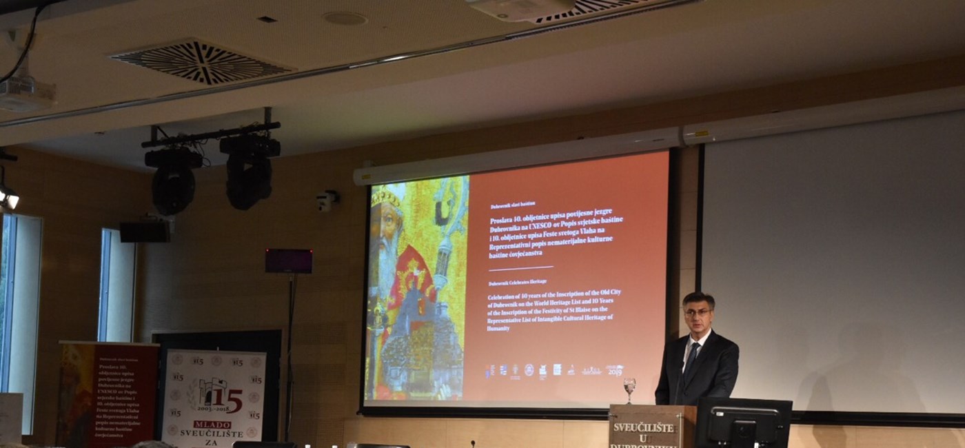 Dubrovnik ima posebno mjesto na kulturnoj karti svijeta, nastavljamo valorizaciju naše kulturne i povijesne tradicije